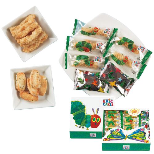 はらぺこあおむし おやつアソート(ひねり揚げ110g・おかき15g) HA-15S 1194-054 / 常温 送料無料 おかき ひねり揚げ ギフト 詰め合わせ セット