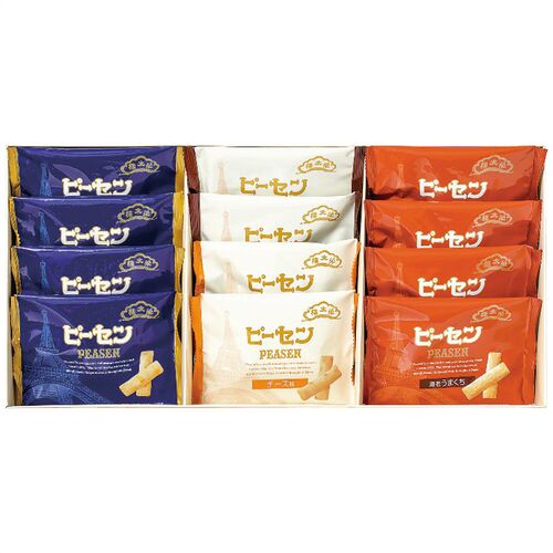 榮太樓總本鋪 ピーセン 12袋入 1197-048 / 常温 送料無料 おかき せんべい ギフト 詰め合わせ セット