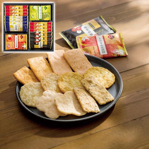 金澤兼六製菓 兼六の華 5種 KRN-10R 1202-041 / 常温 送料無料 せんべい 煎餅 ギフト 詰め合わせ セット
