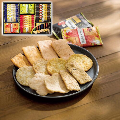 金澤兼六製菓 兼六の華 6種 KRN-15R 1202-053 / 常温 送料無料 せんべい 煎餅 ギフト 詰め合わせ セット