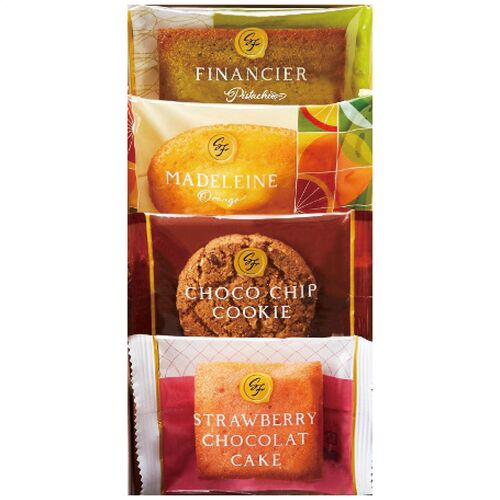 ひととえ スイーツファクトリー 4種×各1個 SFC-5 1206-051 / 常温 送料無料 マドレーヌ ケーキ フィナンシェ クッキー ギフト 詰め合わせ セット