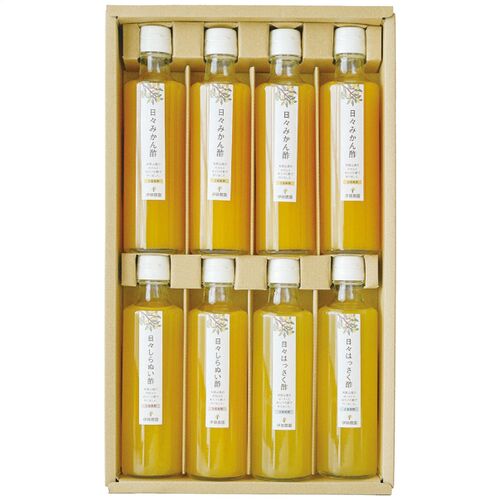 伊藤農園 日々かんきつ酢詰合せ(みかん4本・しらぬい・はっさく各2本) vi-8g 1217-042 / 常温 送料無料