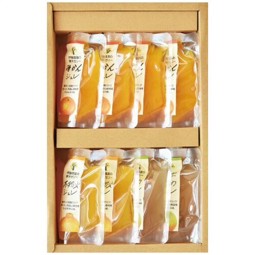 伊藤農園 ピュアフルーツ寒天ジュレ8個セット(みかん4個・不知火・うめ各2個) JD-8 1217-066 / 常温 送料無料