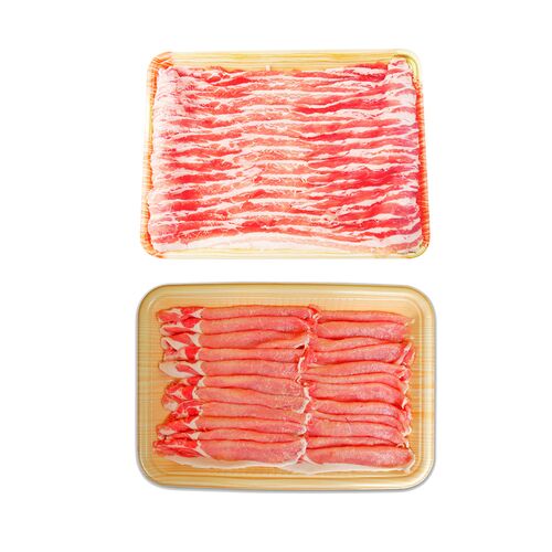 ボーノポーク岐阜 しゃぶしゃぶ食べ比べセット（ばら400g、ロース400g） / 冷凍 送料無料