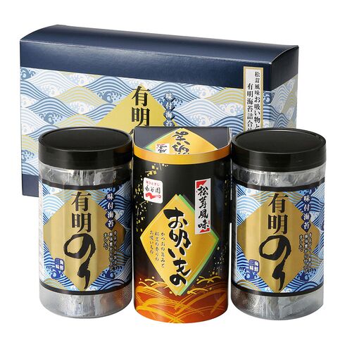 永谷園松茸風味お吸物・有明のり詰合せ（有明のり×2、お吸い物×1） / 海苔 常温 送料無料