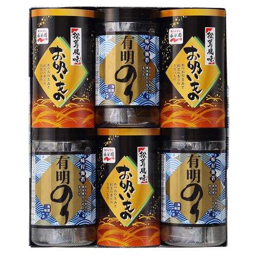 永谷園松茸風味お吸物・有明のり詰合せ（有明のり×3、お吸い物×3） / 海苔 常温 送料無料