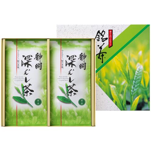 静岡銘茶 深むし茶（煎茶80g×2） / 緑茶 お茶 常温 送料無料
