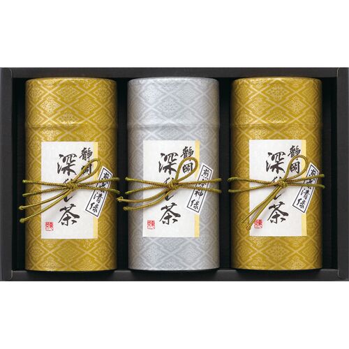 静岡銘茶 深むし茶（煎茶(清緑)100g×2、煎茶(神緑)100g×1） / 緑茶 お茶 常温 送料無料