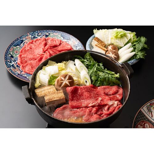 黒毛和牛すき焼き用＆うなぎ蒲焼セット / 冷凍 送料無料