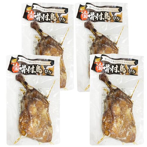 香川 讃岐名物 スパイシー骨付き若鶏 4本セット / 冷凍 送料無料