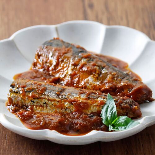 【倉入れ】MIKURIYA いわしトマトバジル （ケース入数：18, ロット：1） / 常温 送料無料