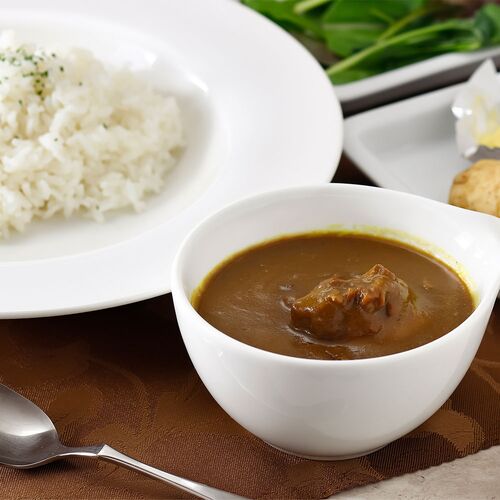 【倉入れ】【上代厳守】オーベルジーヌ監修ビーフカレー（中辛口） （ケース入数：12, ロット：1） / カレー レトルト 常温 送料無料