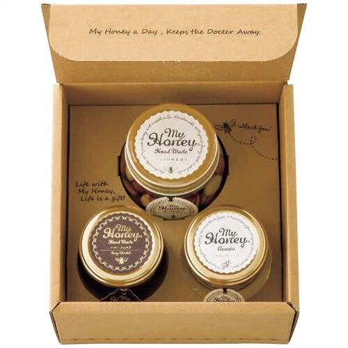 MYHONEY ナッツの蜂蜜漬け＆アカシアハニー＆ハニーショコラセット 1231-028 / 常温 送料無料 セット はちみつ 蜂蜜