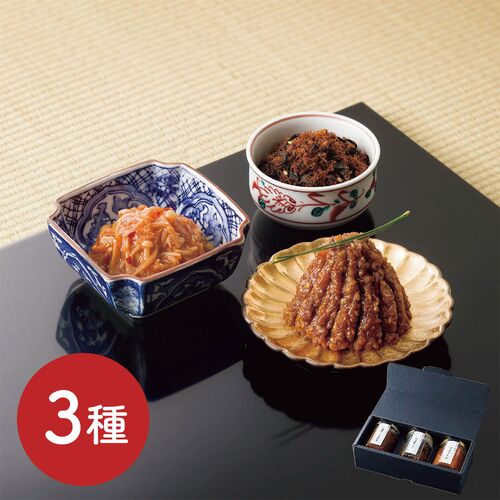 下鴨茶寮 山海の幸 ｢京都ぽーくの豚味噌・焼き鯖ひじき・明太子なめ茸｣ 20019 1240-027 / 常温 送料無料 セット