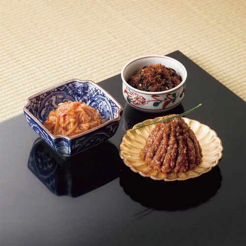 下鴨茶寮 山海の幸 ｢京都ぽーくの豚味噌・焼き鯖ひじき・明太子なめ茸｣ 20019 1240-027 / 常温 送料無料 セット