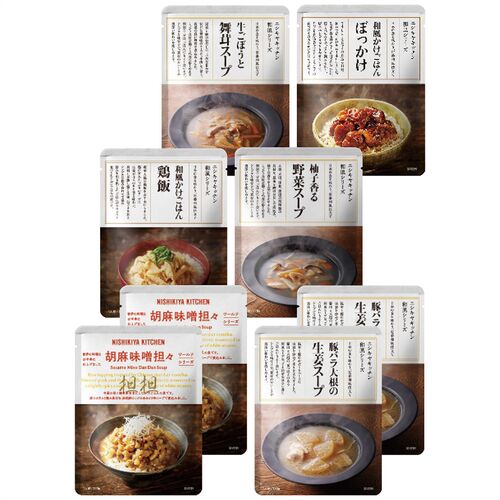 ニシキヤキッチン かけごはんと和風スープセット 1241-043 / 常温 送料無料 セット
