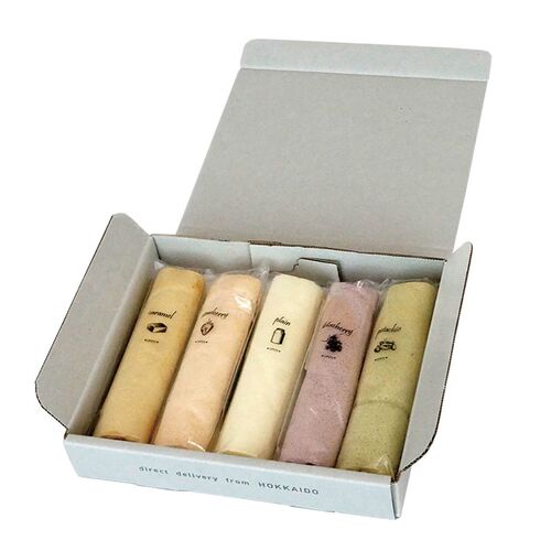 【母の日】 5色のふわふわステックロール 440333 1851-351 【二重包装不可】《お届け期間：2026年5月8日～2026年5月10日》 / 冷凍 送料無料 セット ギフト ロールケーキ