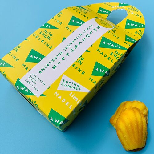 【倉入れ】【期間限定】あわじひとくちマドレーヌ 春夏限定（淡路島レモン）6個（ケース入数：40,ロット：1） / 常温 送料無料 マドレーヌ 淡路島