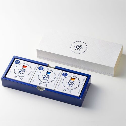 Micolle 旬獲れ 鯖缶3ヶ詰合せ（ギフト箱入） / さば サバ 缶詰 常温 送料無料