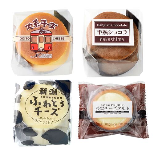 新潟4種のチーズケーキ / 冷凍 送料無料 セット 詰め合わせ ギフト チーズケーキ