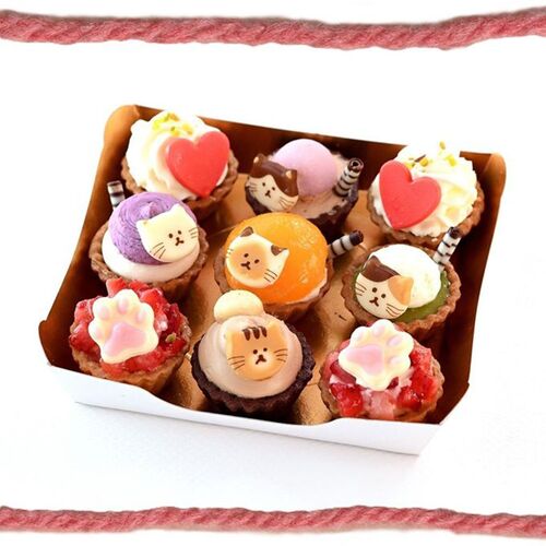 【バレンタイン限定】ねこみにタルトセット 9個入 / 冷凍 送料無料 タルト ケーキ スイーツ ギフト プレゼント ネコ 猫
