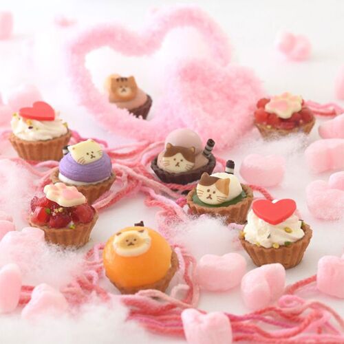 【バレンタイン限定】ねこみにタルトセット 9個入 / 冷凍 送料無料 タルト ケーキ スイーツ ギフト プレゼント ネコ 猫