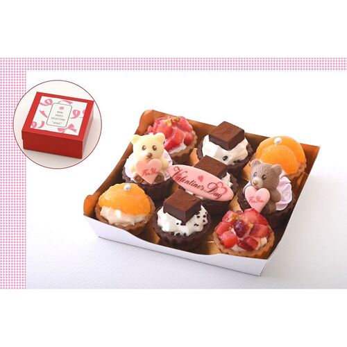 【バレンタイン限定】ミニタルトセット 9個入 / 冷凍 送料無料 タルト ケーキ スイーツ ギフト プレゼント