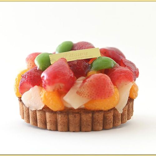 【祝！誕生日】『ねこみにタルト』もお祝い♪鬼盛りフルーツタルト 4号 / 冷凍 送料無料 タルト ケーキ スイーツ ギフト プレゼント