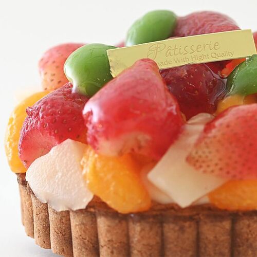 【祝！誕生日】鬼盛りフルーツタルト 4号 誕生日バージョン / 冷凍 送料無料 タルト ケーキ スイーツ ギフト プレゼント