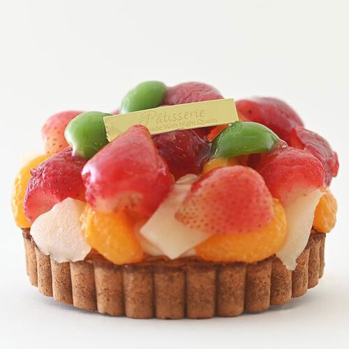 【祝！誕生日】鬼盛りフルーツタルト 4号 誕生日バージョン / 冷凍 送料無料 タルト ケーキ スイーツ ギフト プレゼント