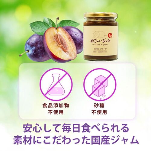 やさしいジャム プルーン 3個セット / 常温 送料無料 ジャム セット ギフト 国産 無添加
