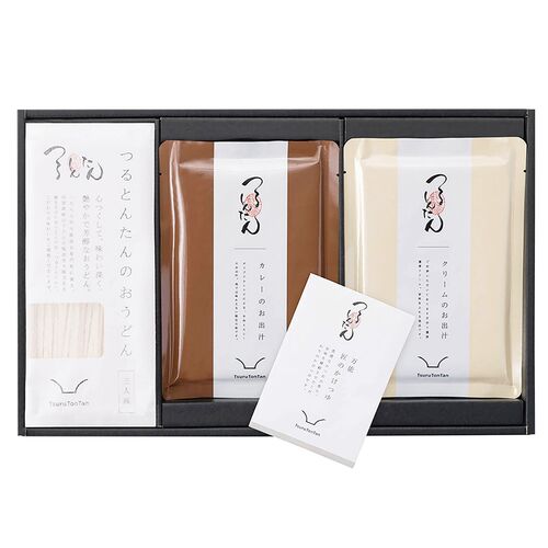 【母の日】 つるとんたん かけ・カレー・クリームのおうどん 6622-38 1853-127 【二重包装不可】《お届け期間：2026年5月8日～2026年5月10日》 / 常温 送料無料 セット ギフト うどん