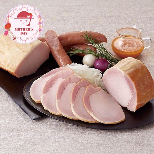 【母の日】 三田屋本店ロースハム詰合せ（ロースハム、ハム用ドレッシング、粗挽きフランク） SBY-1 1853-329 【二重包装不可】《お届け期間：2026年5月8日～2026年5月10日》 / 冷蔵 送料無料 セット ギフト