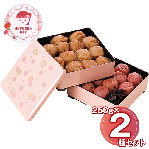 【母の日】 紀州南高梅 ～雅～（重箱仕立て） 6567-50P 1853-355 【二重包装不可】《お届け期間：2026年5月8日～2026年5月10日》 / 常温 送料無料 セット ギフト 梅干し 南高梅