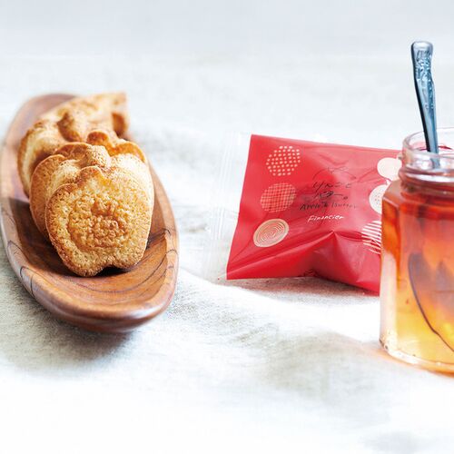 【母の日】 りんごとバター。3種ギフトM  1854-129 【二重包装不可】《お届け期間：2026年5月8日～2026年5月10日》 / 常温 送料無料 セット ギフト フィナンシェ クッキー タルト