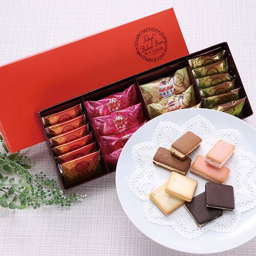 【母の日】 TOKYO BAKED BASE アソートセットS  1854-155 【二重包装不可】《お届け期間：2026年5月8日～2026年5月10日》 / 常温 送料無料 セット ギフト クッキー ラングドシャ