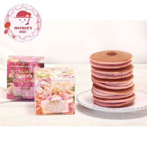 【母の日】 完熟いちごパンケーキ＆ムレスナティー KJ-PK5MT1 1854-268 【二重包装不可】《お届け期間：2026年5月8日～2026年5月10日》 / 冷凍 送料無料 セット ギフト パンケーキ 紅茶