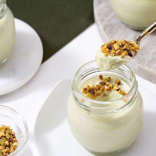 【母の日】 ピスタチオプリン QP-P5M 1854-600 【二重包装不可】《お届け期間：2026年5月8日～2026年5月10日》 / 冷凍 送料無料 セット ギフト プリン ピスタチオ