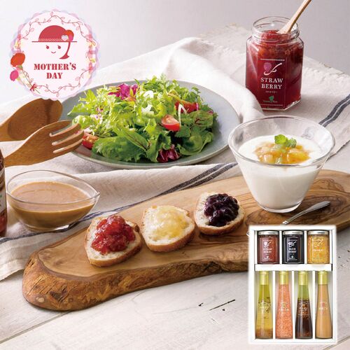 【母の日】 ジャム・ドレッシング詰合せ  JD-04AP 1854-799 【二重包装不可】《お届け期間：2026年5月8日～2026年5月10日》 / 常温 送料無料 セット ギフト ジャム ドレッシング