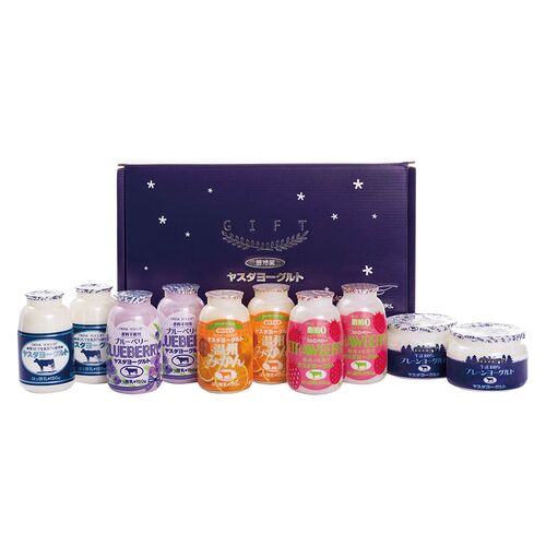 【父の日】 ヤスダヨーグルトギフト S2460 1855-347 【二重包装不可】《お届け期間：2026年6月19日～2026年6月21日》 / 冷蔵 送料無料 セット ギフト ヨーグルト
