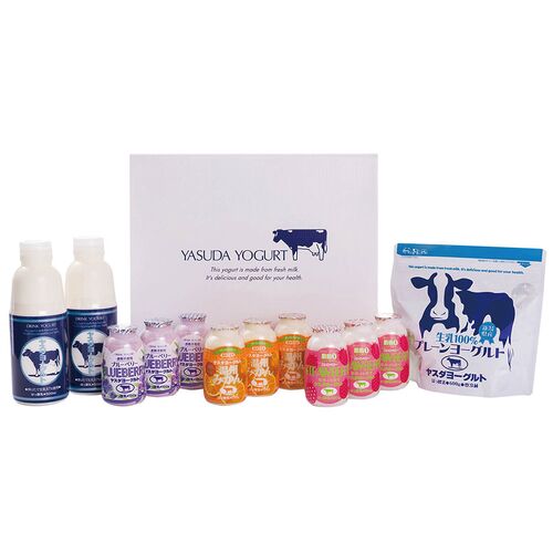 【父の日】 ヤスダヨーグルトギフト S2464 1855-359 【二重包装不可】《お届け期間：2026年6月19日～2026年6月21日》 / 冷蔵 送料無料 セット ギフト ヨーグルト