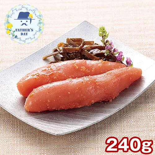 【父の日】 昆布明太子無着色240g 31837 1855-830 【二重包装不可】《お届け期間：2026年6月19日～2026年6月21日》 / 冷蔵 送料無料 セット ギフト 辛子明太子