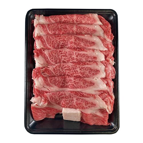 【父の日】 萬野屋 萬野和牛 すき焼き用肩ロース（500g） 6619-100 1856-541 【二重包装不可】《お届け期間：2026年6月19日～2026年6月21日》 / 冷凍 送料無料 セット ギフト すき焼き