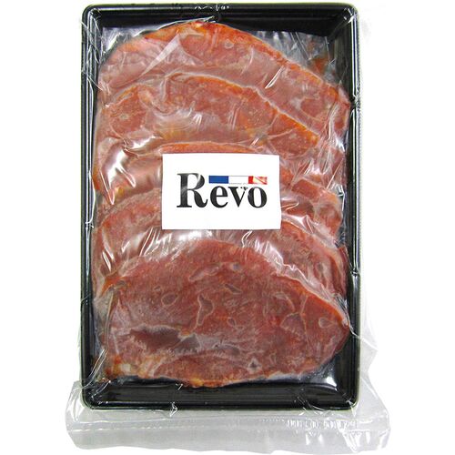 【父の日】 洋食屋「Revo」 三元豚ロース味噌漬け（80g×5枚入） 6637-50 1856-717 【二重包装不可】《お届け期間：2026年6月19日～2026年6月21日》 / 冷凍 送料無料 セット ギフト 三元豚