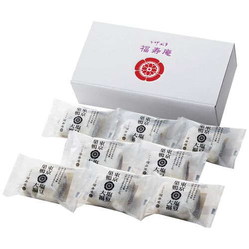 【父の日】 巣鴨「とげぬき福寿庵」東京塩豆大福 8個 FSD808S 1856-995 【二重包装不可】《お届け期間：2026年6月19日～2026年6月21日》 / 冷凍 送料無料 セット ギフト 大福