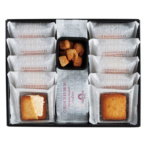 【父の日】 CHEESE CAVERYギフトセットS  1857-202 【二重包装不可】《お届け期間：2026年6月19日～2026年6月21日》 / 常温 送料無料 セット ギフト クッキー サンド チーズ
