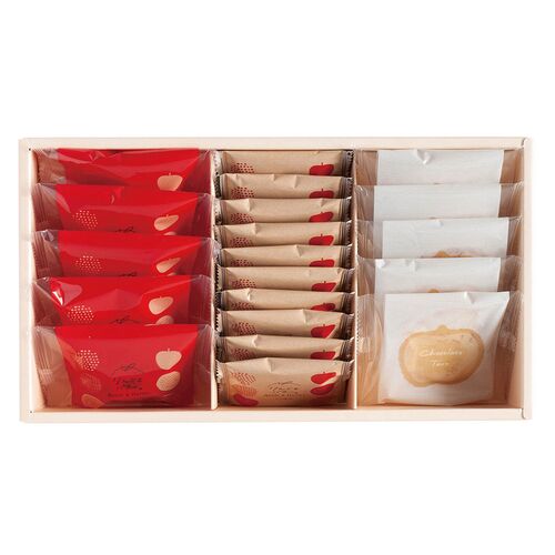 【父の日】 りんごとバター。3種ギフトM  1857-240 【二重包装不可】《お届け期間：2026年6月19日～2026年6月21日》 / 常温 送料無料 セット ギフト フィナンシェ クッキー タルト