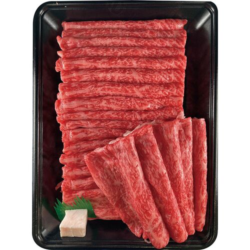 【父の日】 萬野和牛すきしゃぶ用モモ800g MSC80-MAN 1857-303 【二重包装不可】《お届け期間：2026年6月19日～2026年6月21日》 / 冷凍 送料無料 セット ギフト すき焼き しゃぶしゃぶ