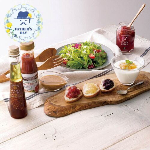 【父の日】 ジャム・ドレッシング詰合せ  JD-04AP 1857-834 【二重包装不可】《お届け期間：2026年6月19日～2026年6月21日》 / 常温 送料無料 セット ギフト ジャム ドレッシング