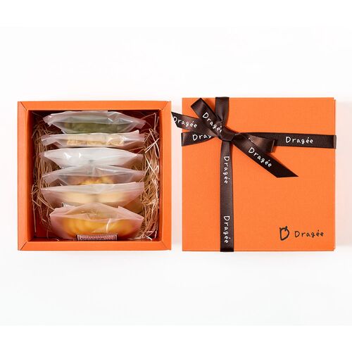 滋賀 「Dragee」 焼菓子ギフトセット 小（フロランタン・レモンマドレーヌ・パウンドフルーツ・パウンド抹茶・Dキューブティ・サブレバニラ×各1） / 常温 送料無料 詰め合わせ ドラジェ